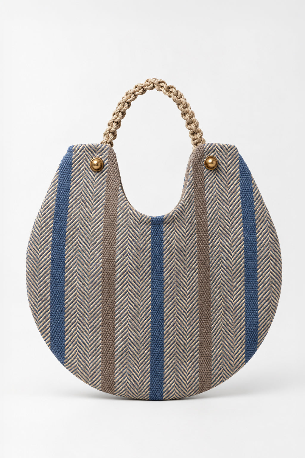 BOLSO "TRAMA" AZUL