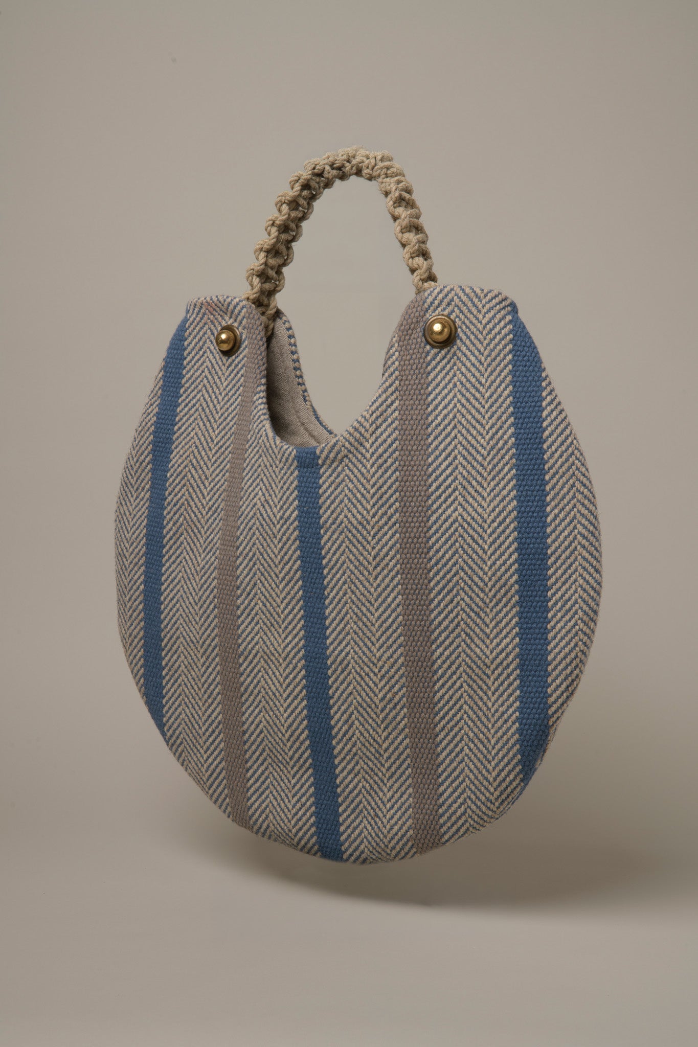 BOLSO "TRAMA" AZUL