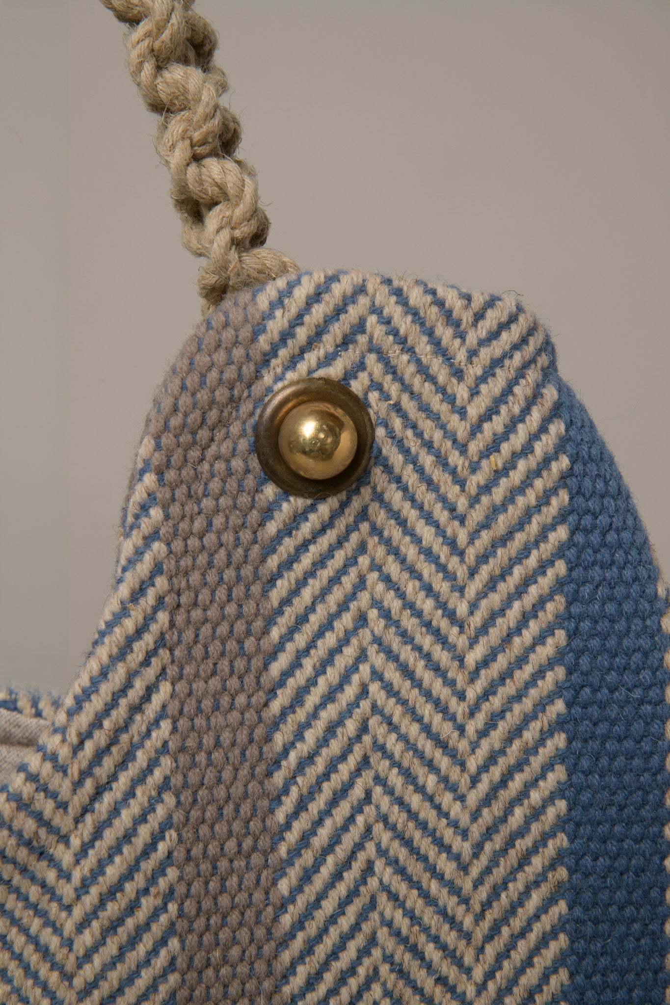BOLSO "TRAMA" AZUL