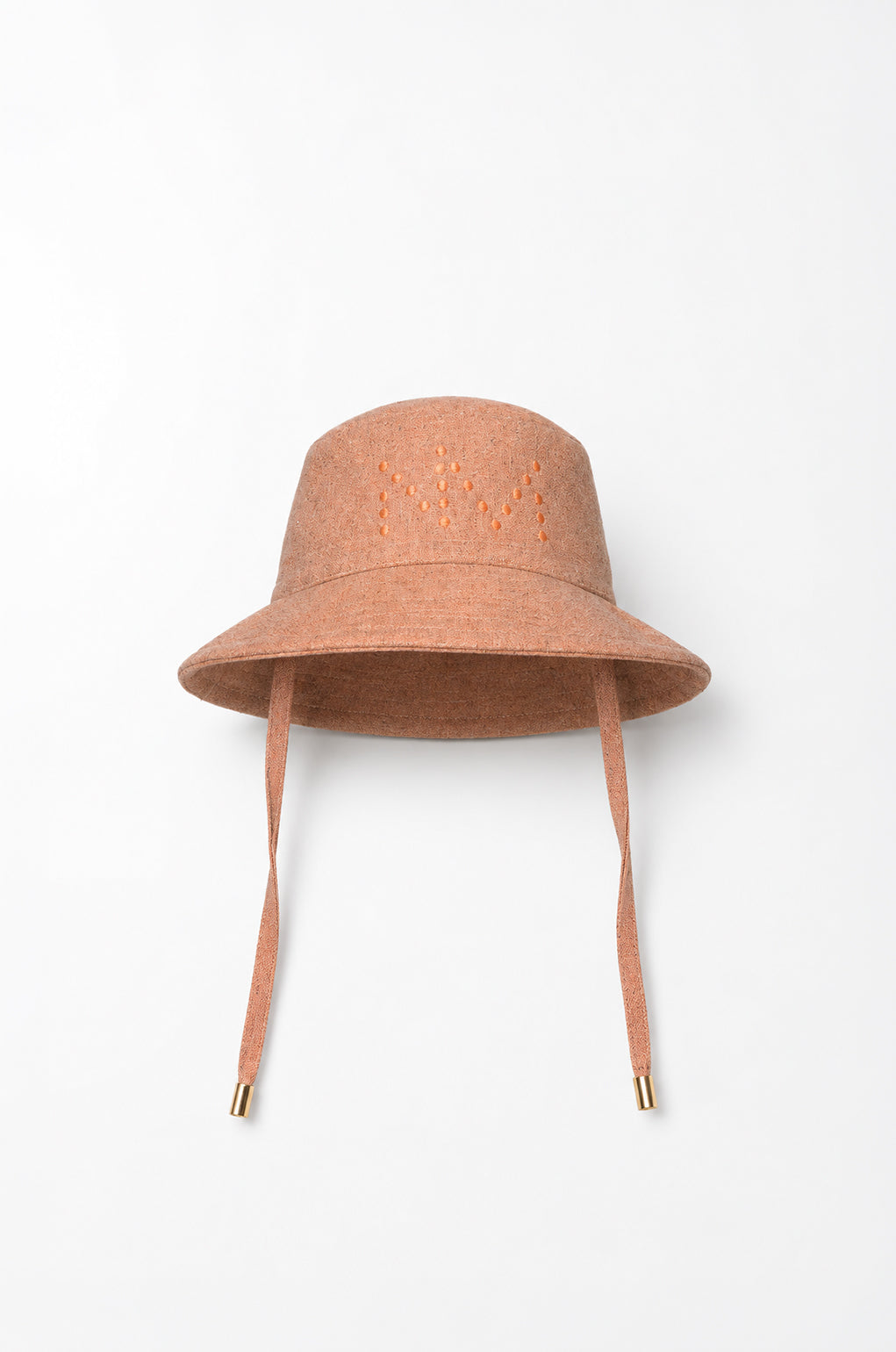 GORRO BUCKET DE LANA Y ALGODÓN "CAMP" Salmón