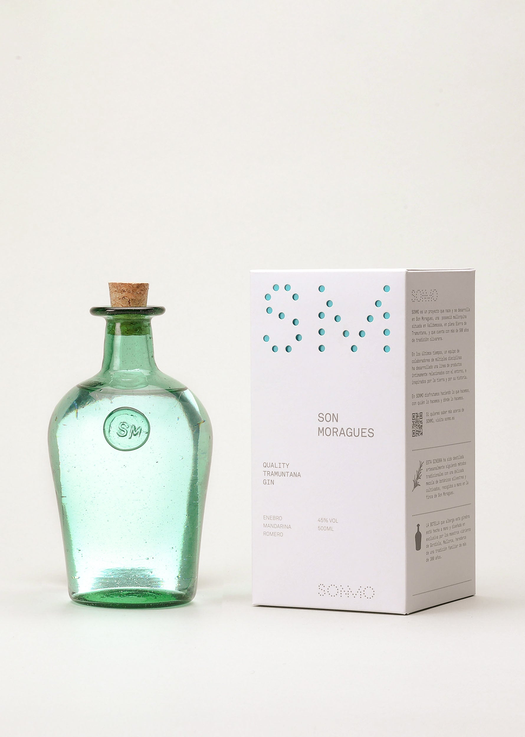 GIN "SON MORAGUES" IN HANDMADE BOTTLE