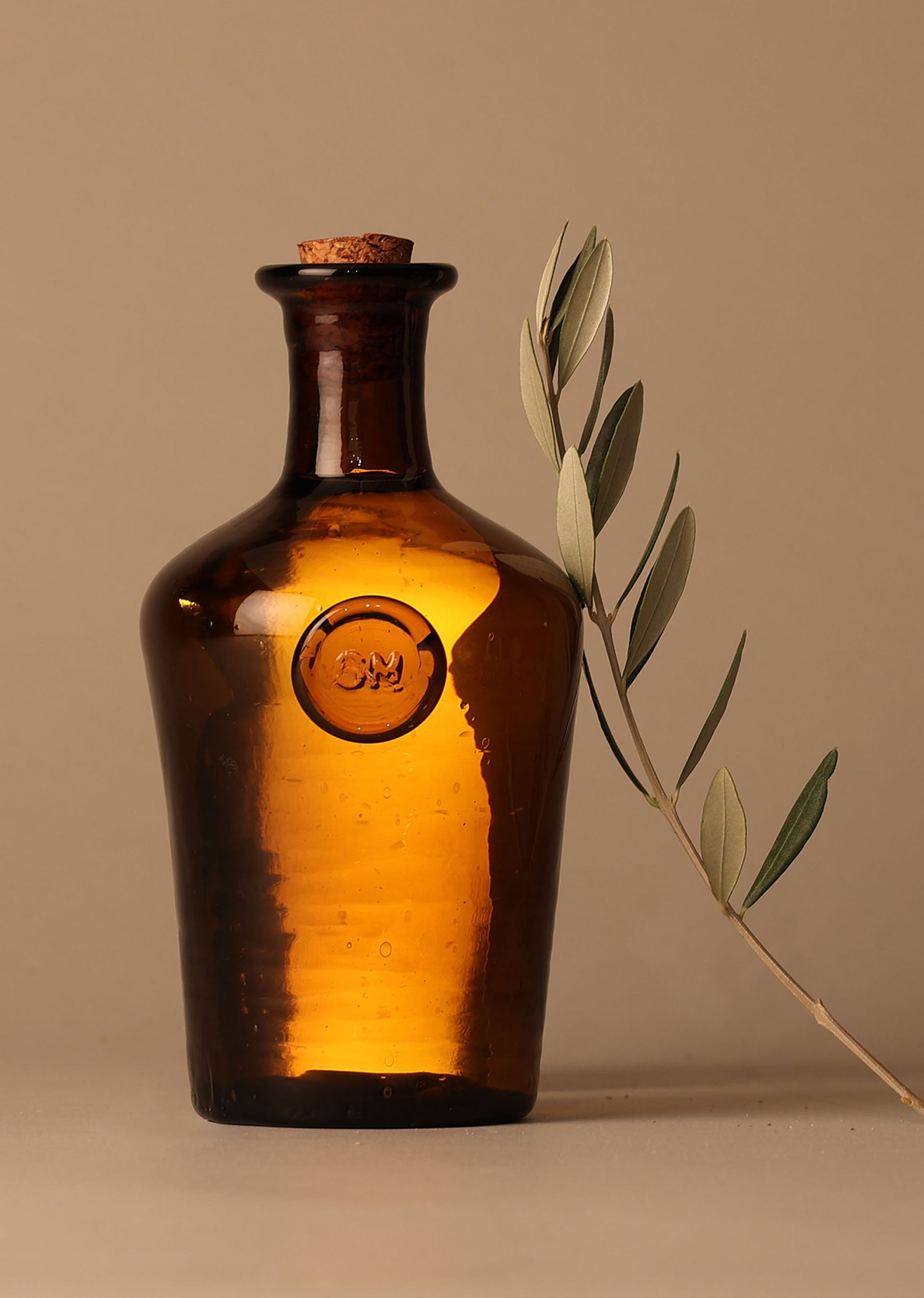 ORGANIC EXTRA VIRGIN OLIVE OIL IN HANDMADE BOTTLE - GIFT BOX