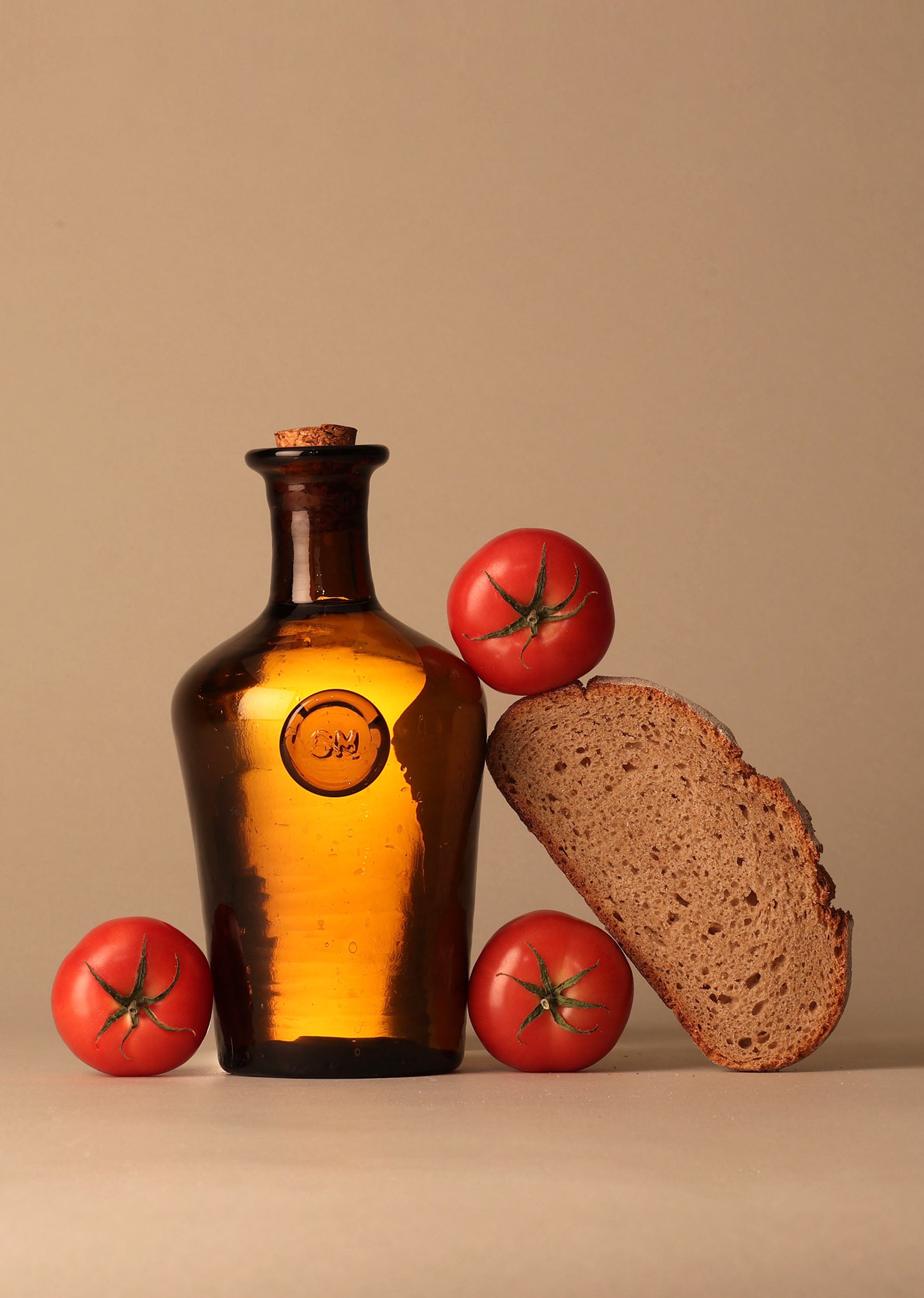 ORGANIC EXTRA VIRGIN OLIVE OIL IN HANDMADE BOTTLE