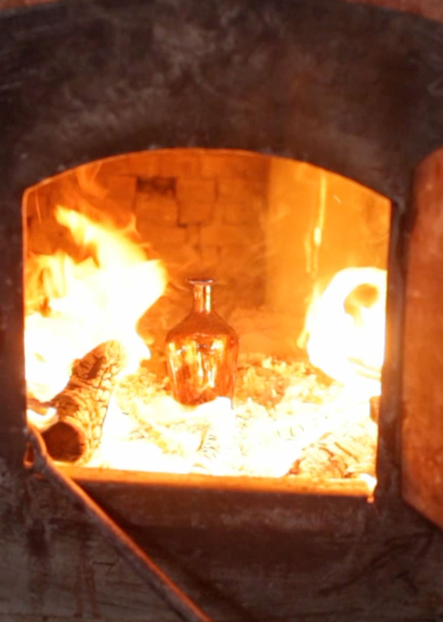 ORGANIC EXTRA VIRGIN OLIVE OIL IN HANDMADE BOTTLE - GIFT BOX