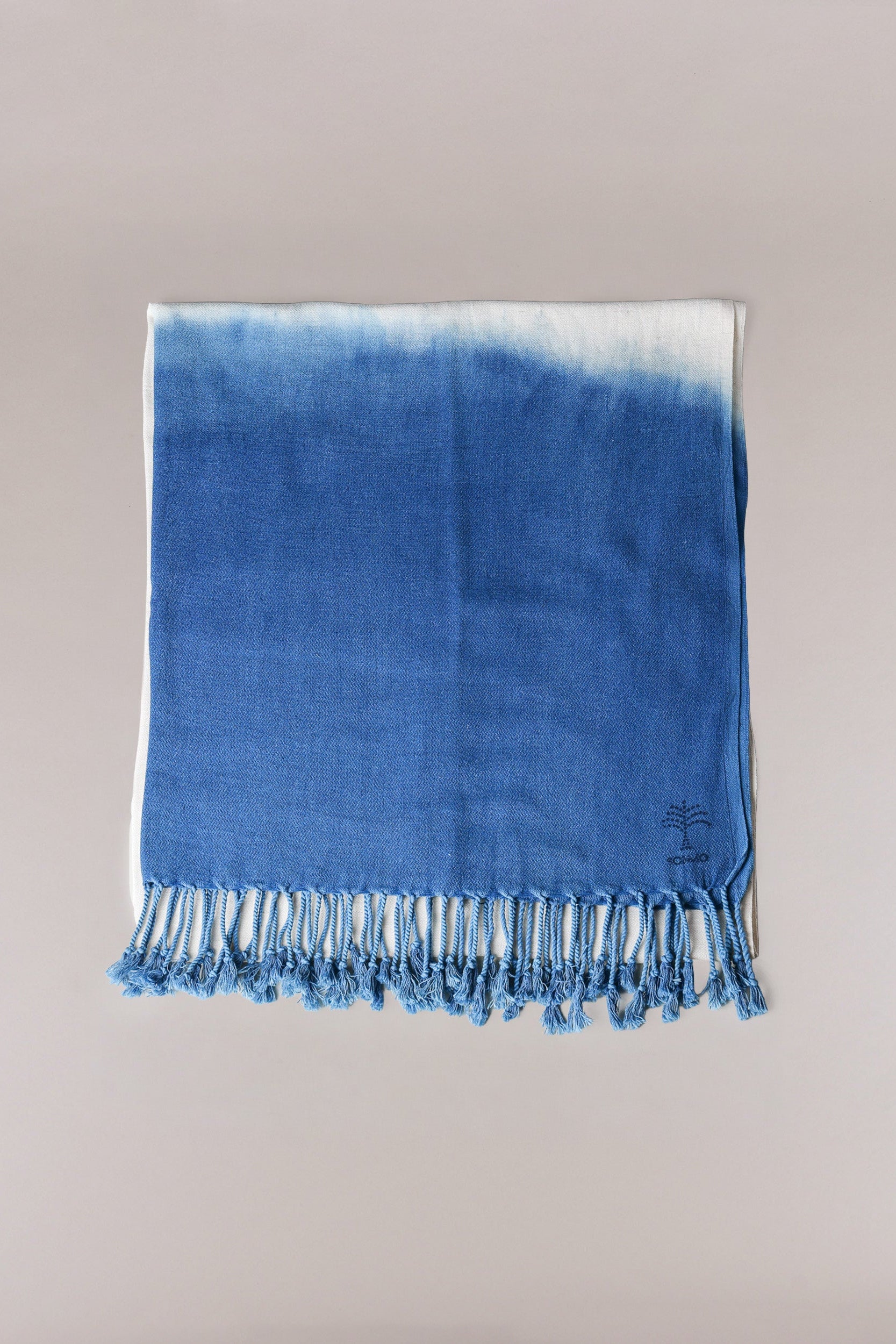 LINEN AND COTTON SARONG. DIP DYE