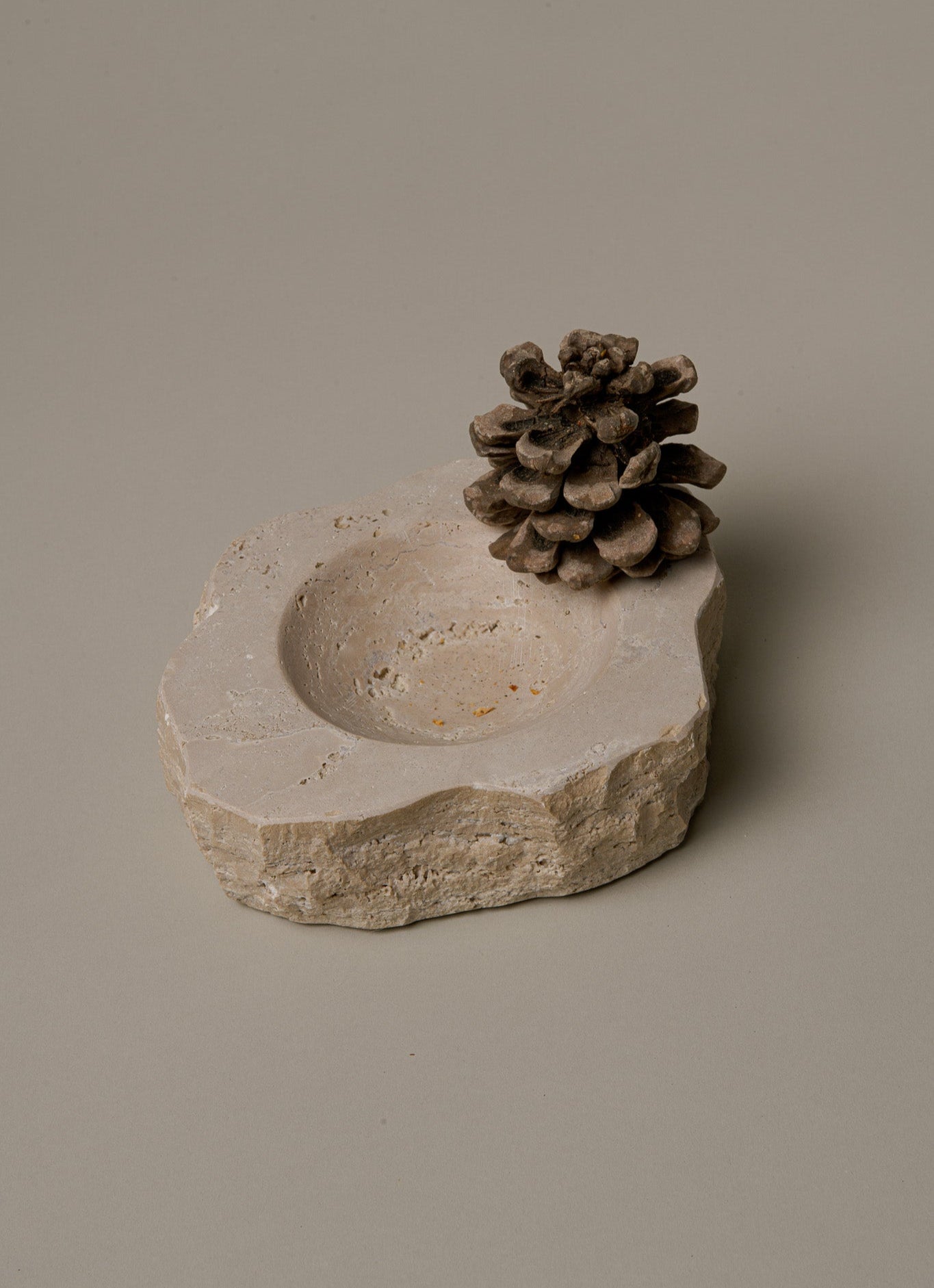 TRAVERTINE BOWL