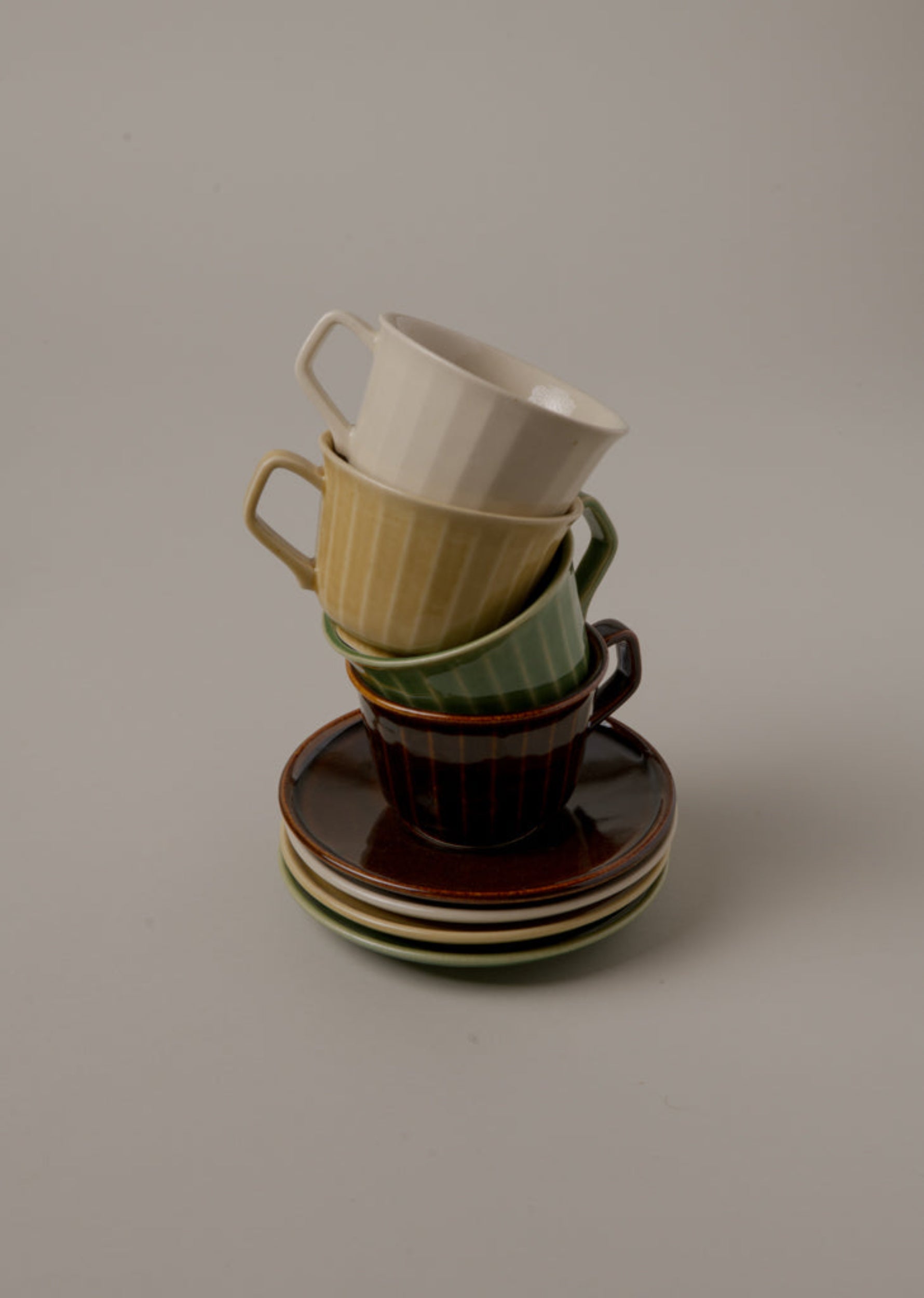 COFFEE CUP AND MATCHING SAUCER SET
