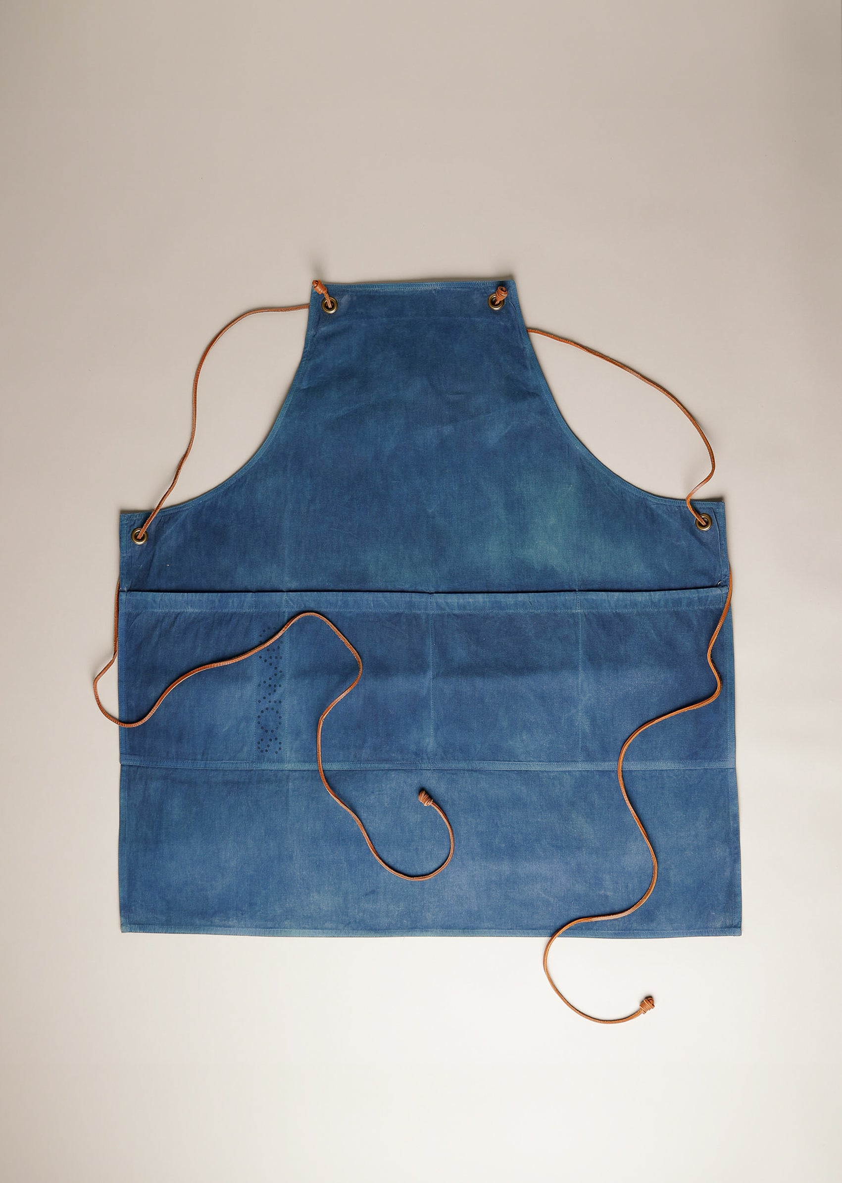 WAXED WORK APRON