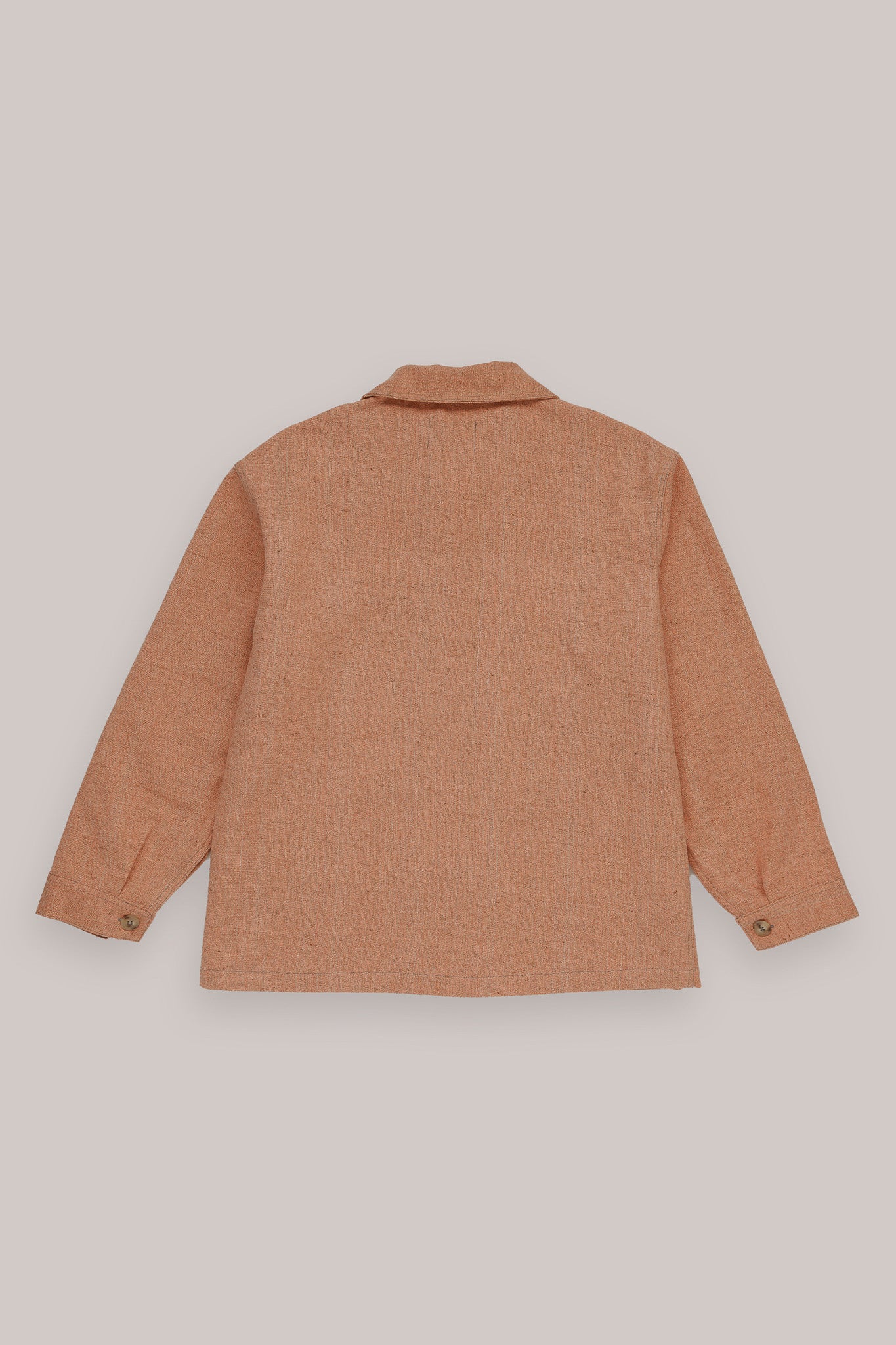 "CAMP" Wool and organic cotton jacket, Salmon