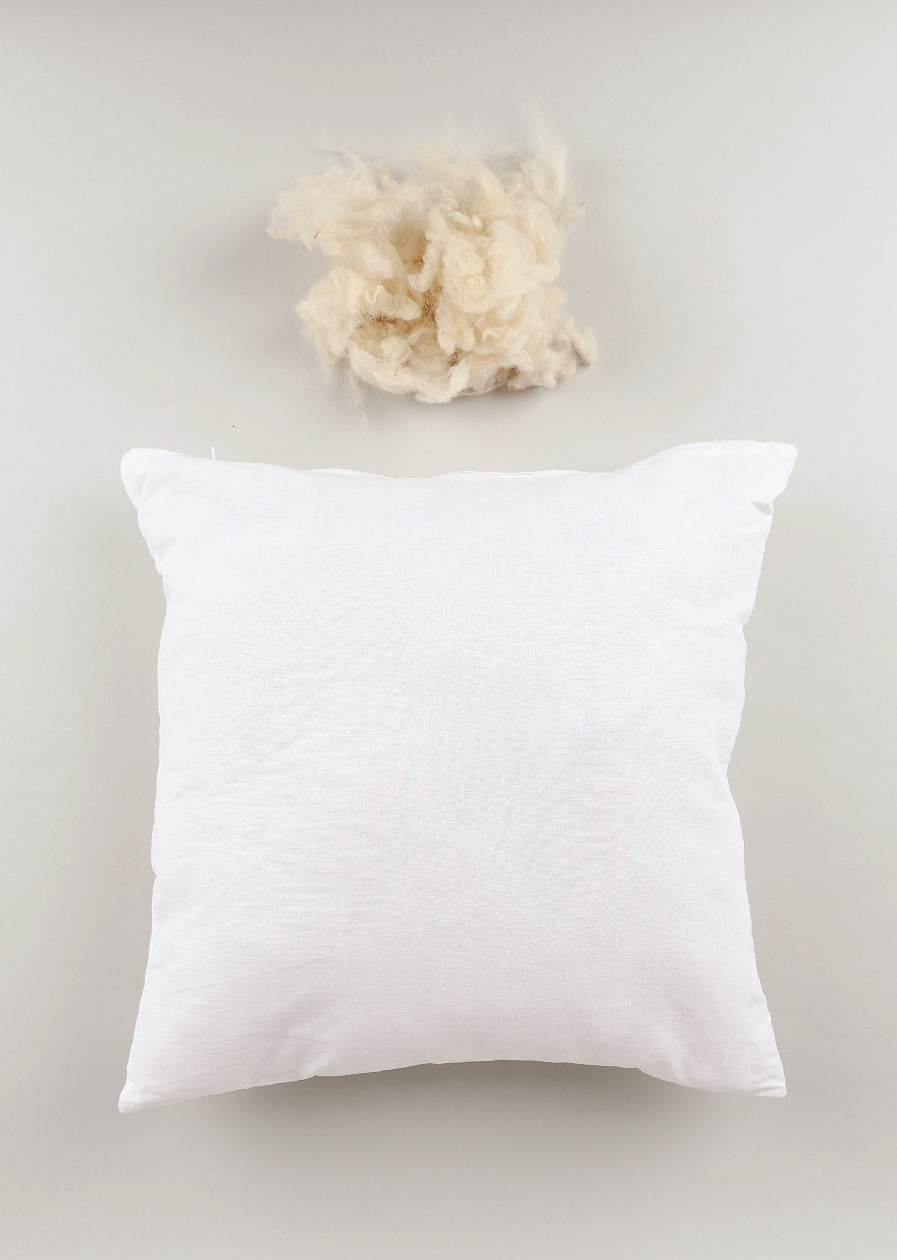 RELLENO DE COJÍN DE LANA DE OVEJA MALLORQUINA